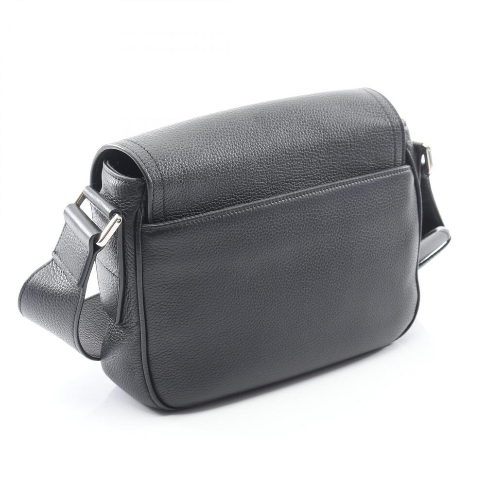 Dior Saddle Messenger Shoulder Bag Leather Black